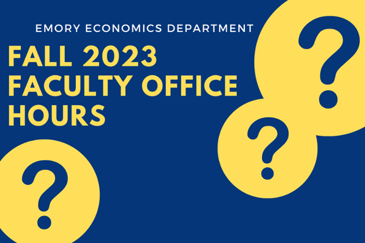 Fall 2023 Faculty Office Hours